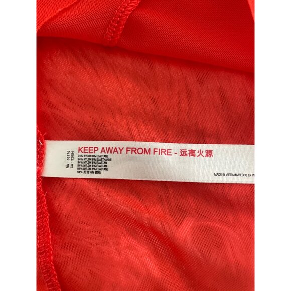 Free People Movement Sheer Tangerine Racerback Tank Top Womens L - Picture 8 of 9